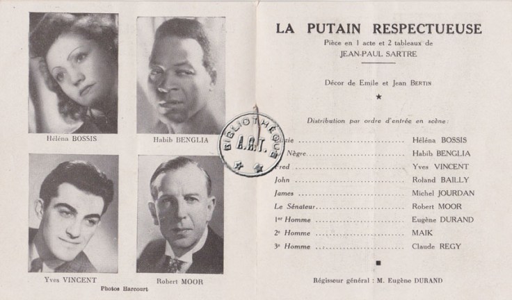 Habib Benglia La putain respectueuse